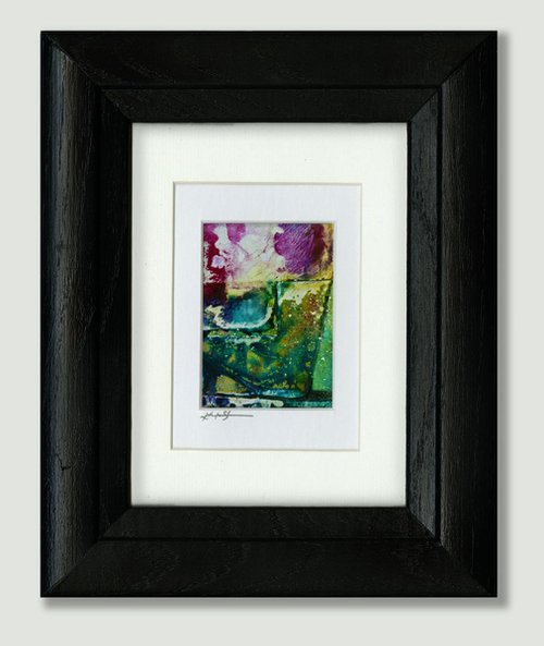 Ancient Passages 92 - Framed Mixed Media by Kathy Morton Stanion by Kathy Morton Stanion