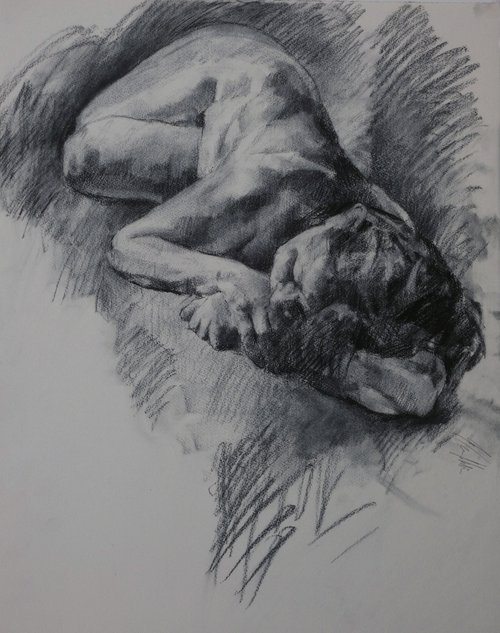 Carole Sleeping by Glenn Ibbitson
