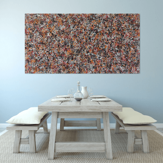 Abstract painting by M.Y.
