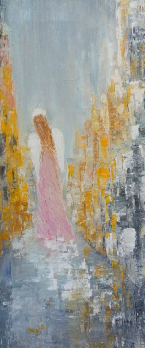 The departure of the angel by Maria Karalyos