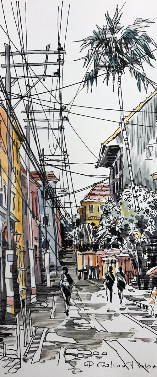 Manila street. by Galina Poloz