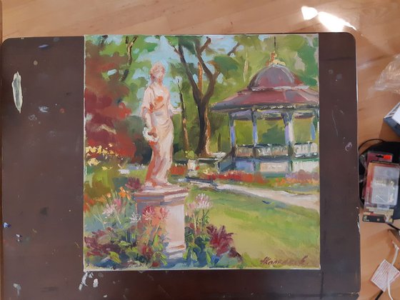 Public gardens, pleinair