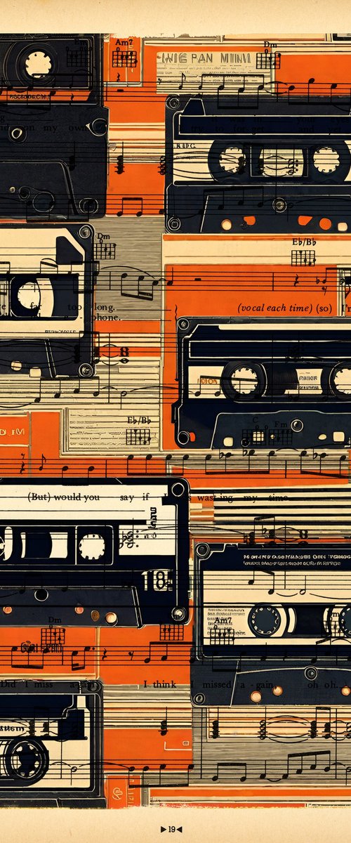 HiFi Retro Audio Tape Cassettes 008 by Jakub DK - JAKUB D KRZEWNIAK