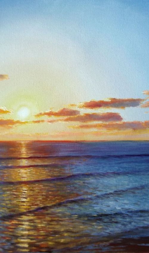 Evening at Sea by Oleg Riabchuk