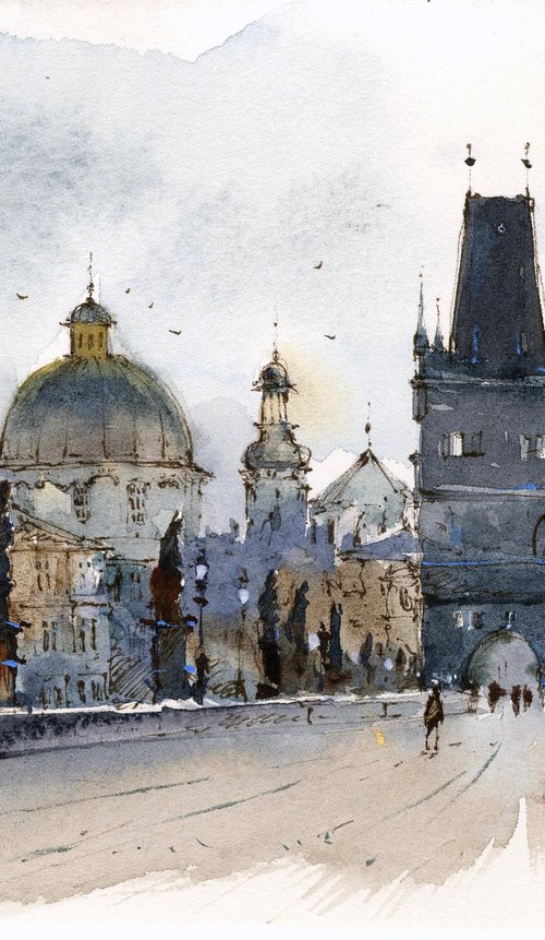 Charles Bridge, Prague #2 by Eugenia Gorbacheva