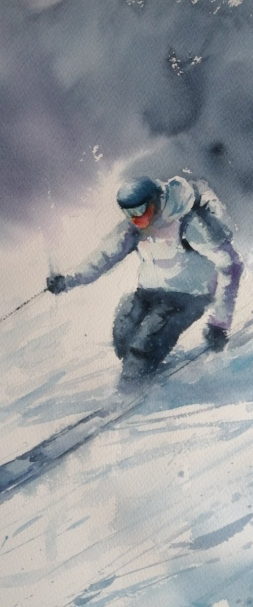 the skier 13 by Giorgio Gosti