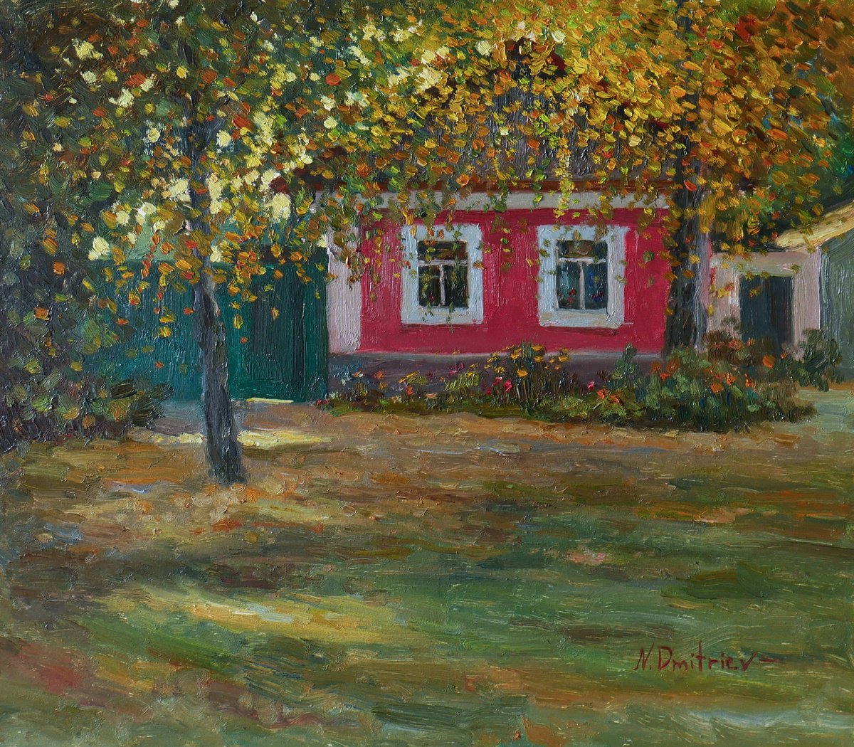 Gold Of The Autumn Evening by Nikolay Dmitriev