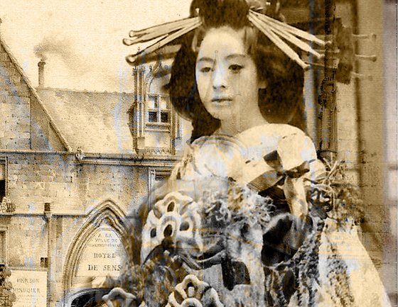 Japanese Geisha in Paris