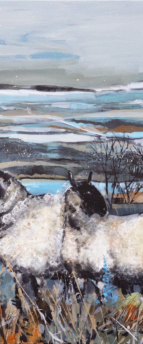 Sheep In The Countryside 6 by Irina Rumyantseva