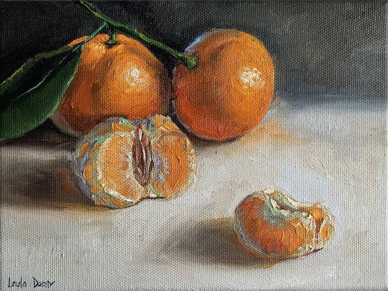 Clementine oil painting