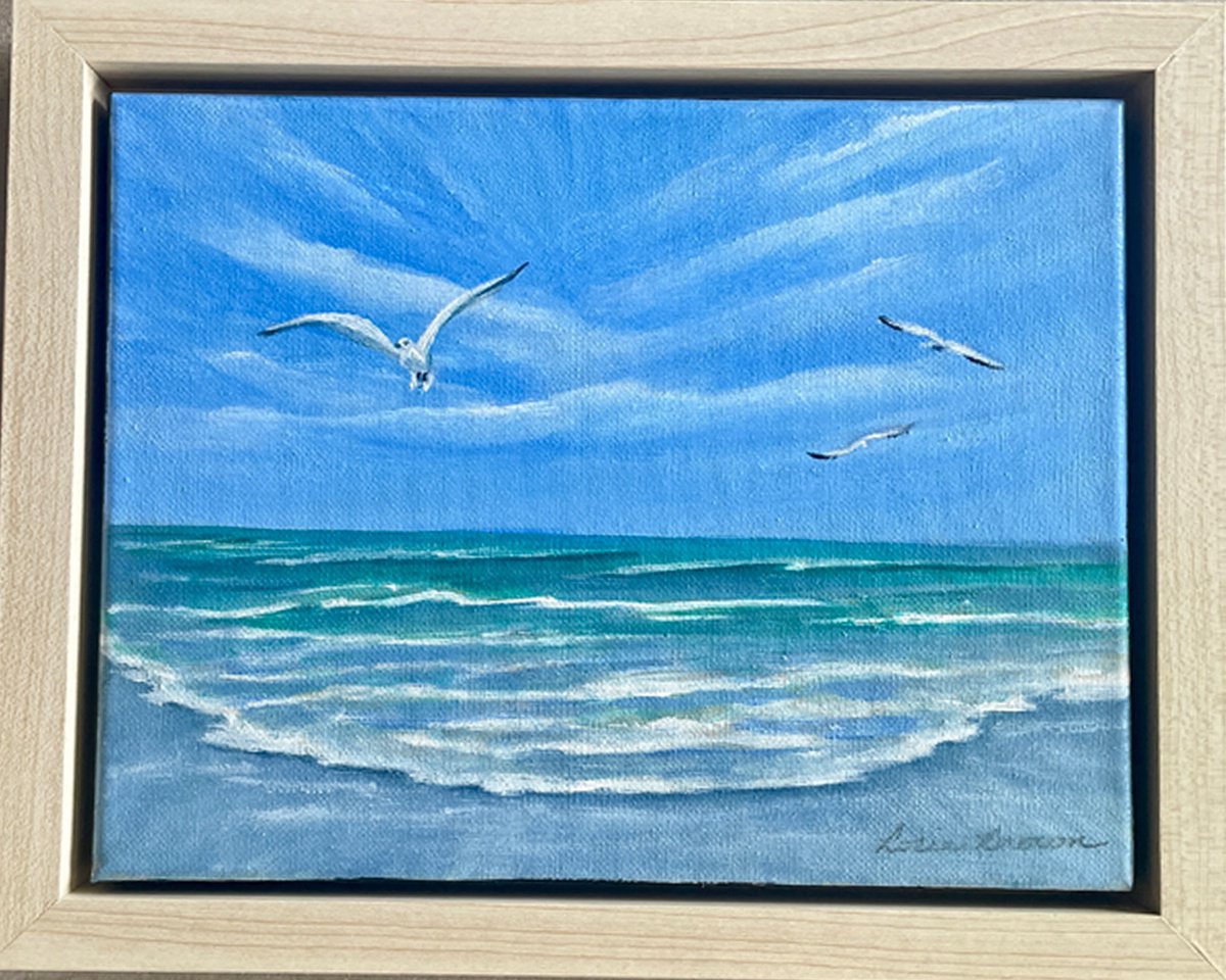 Original 8 X 10 Free as a Bird by Rosie Brown