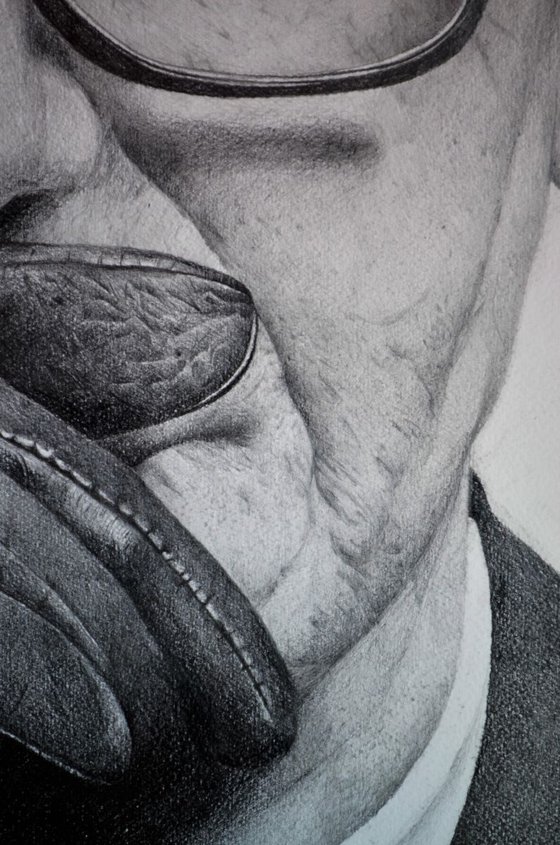 Gary Oldman pencil portrait 3