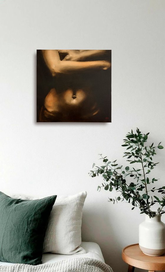 Innocent Lie - Contemporary Sepia Nude
