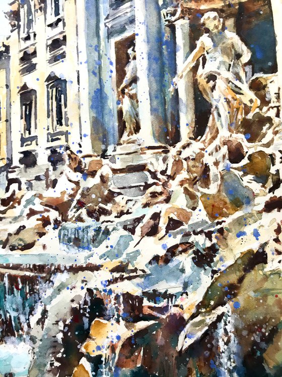 The Trevi Fountain