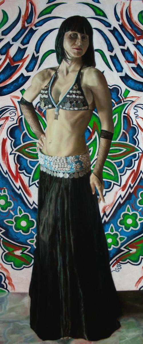 Greta belly dancer by Paolo Borile