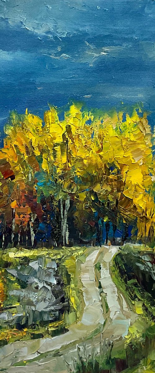 Before rain. Autumn by Mariia Hyhar