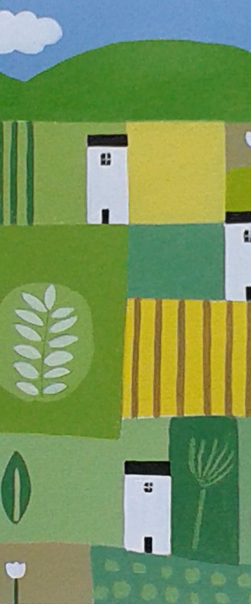 Patchwork Landscape III by Jan Rippingham