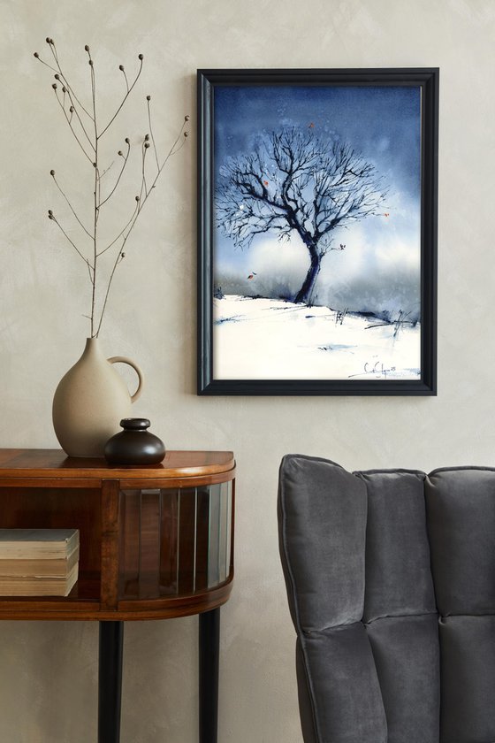 When silence meets the snow