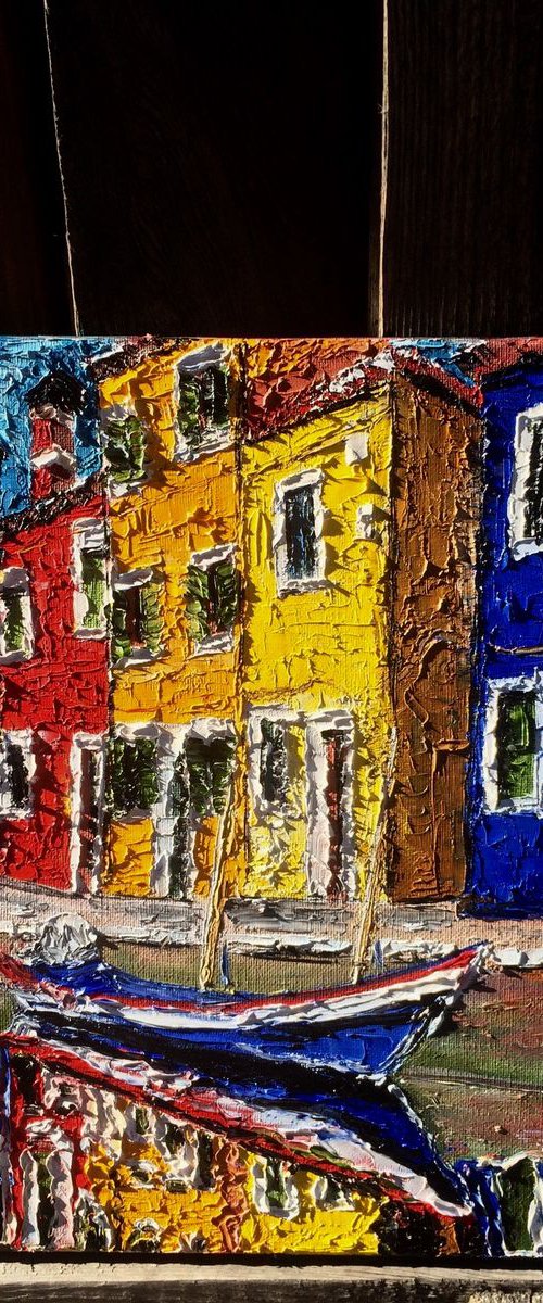 Reflections at Burano by Inna Montano