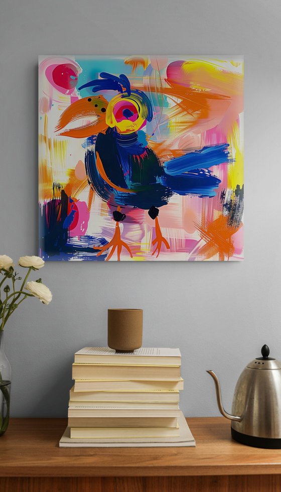 Colorful Abstract Bird