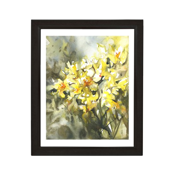 "Yellow daffodils -2"