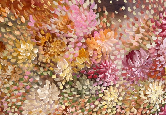 Fireworks of Blooming Petals