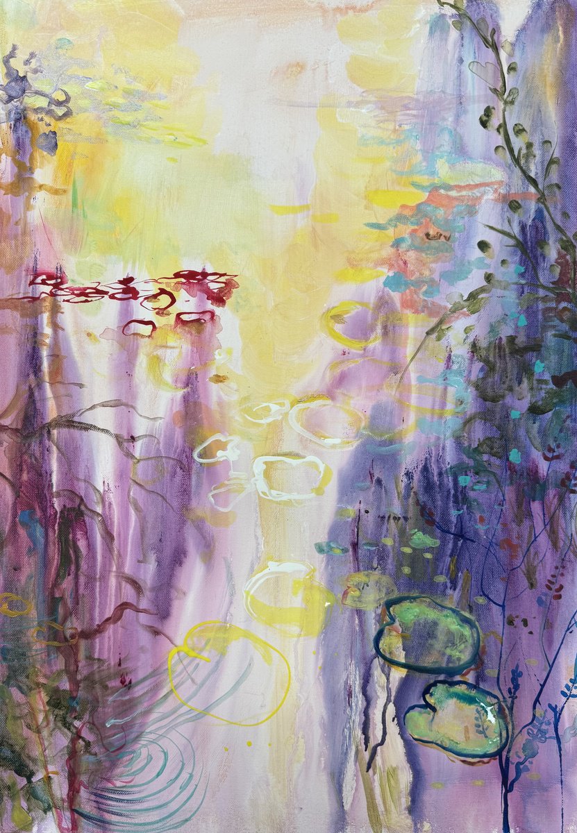 Ripples In Autumn 2 By Ayse Mcgowan, 20 X 28, Artwork For Sale On Artfinder