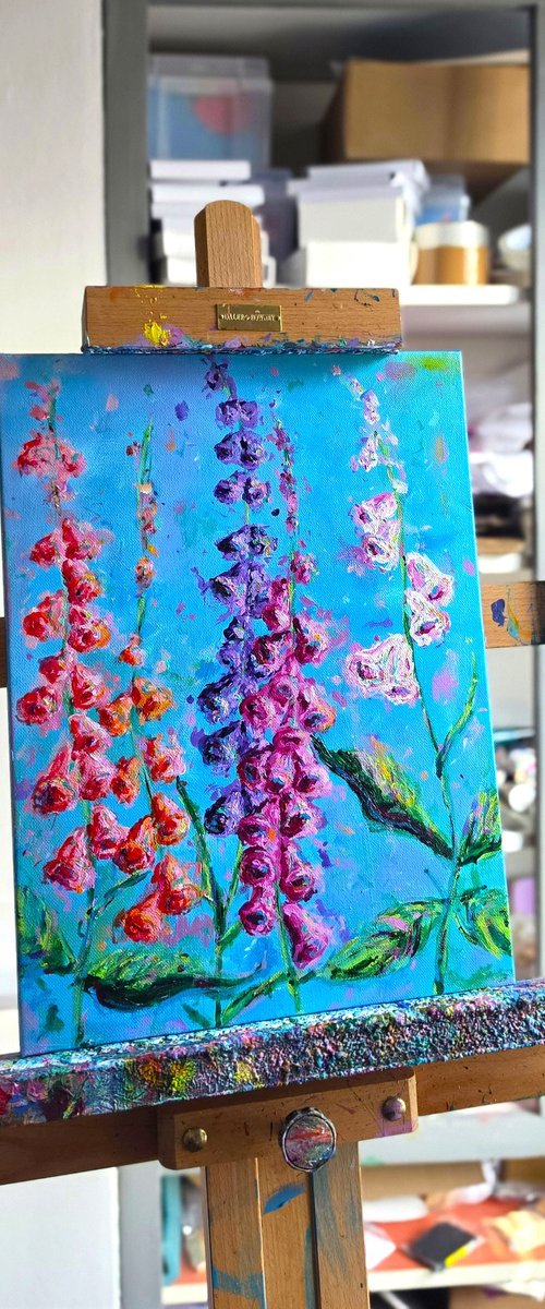 Foxgloves by Dawn Underwood