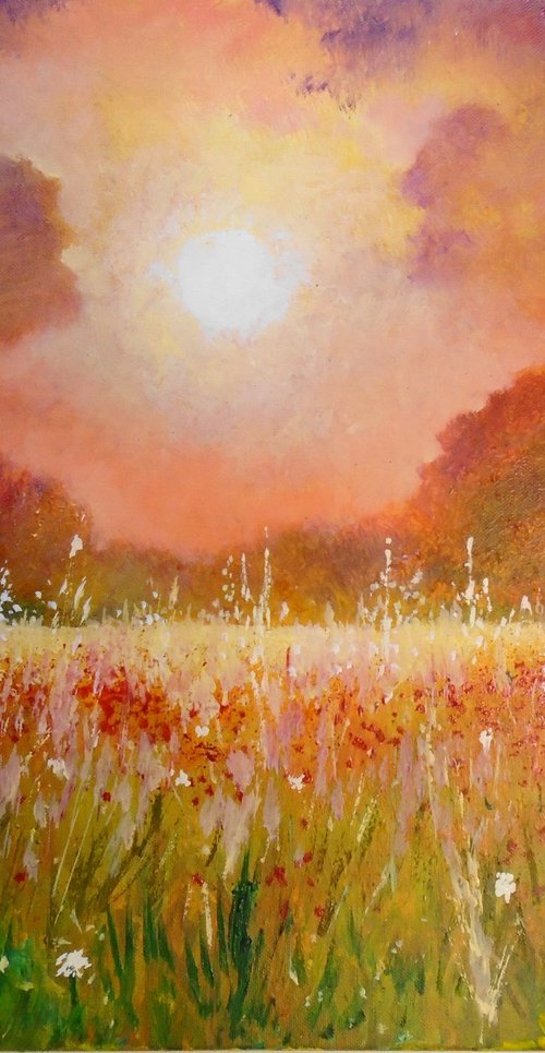 Poppy Red Sky by Rod Bere