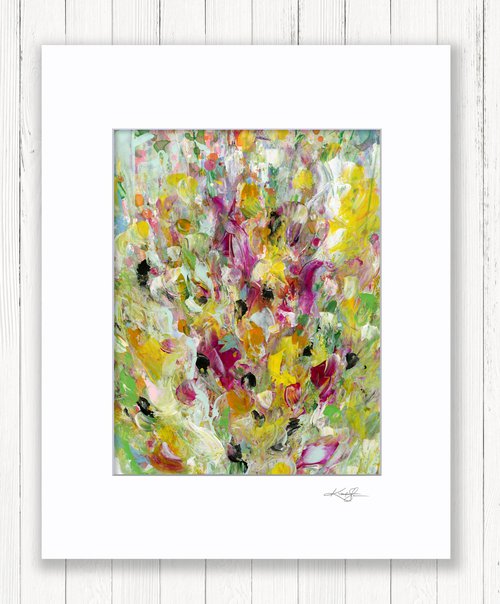 Floral Fall 5 - Floral Abstract Painting by Kathy Morton Stanion by Kathy Morton Stanion