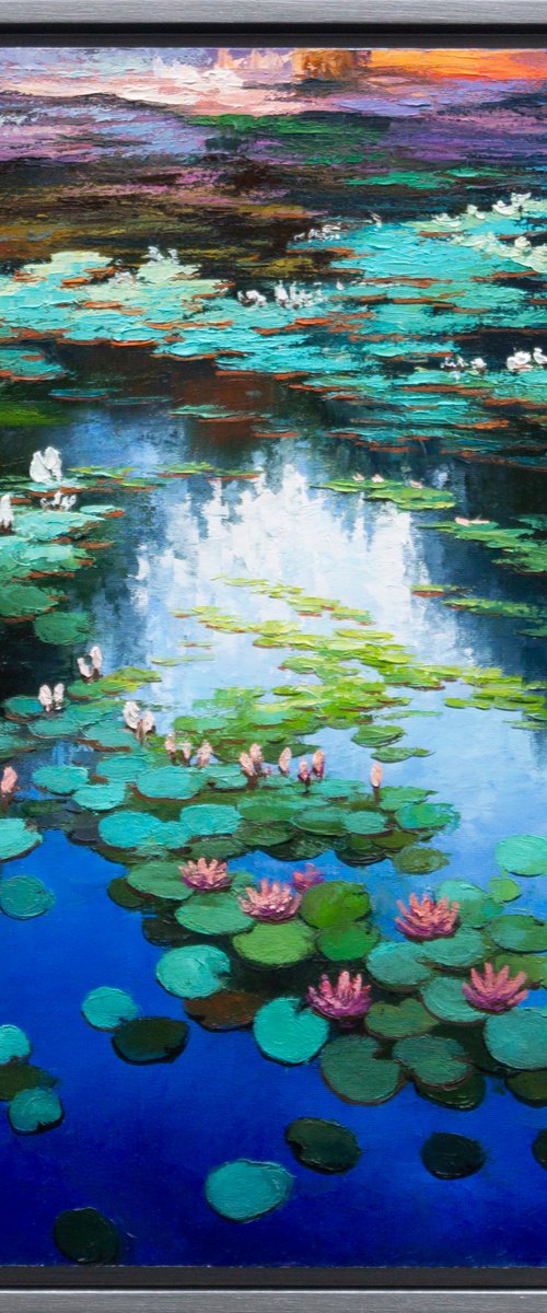 WATER LILIES 06 by Oleksii Vylusk