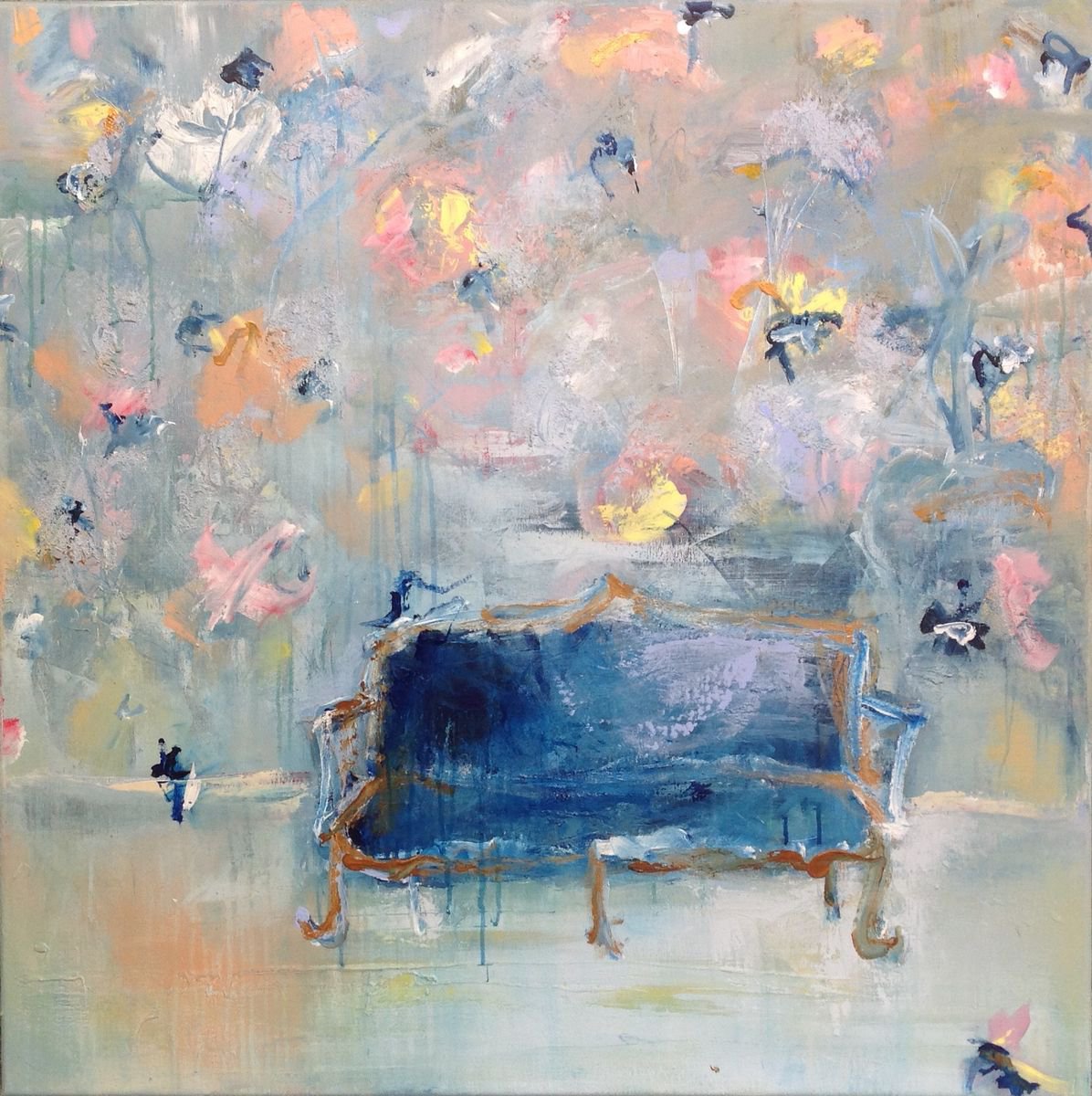 The Blue Sofa by Hennie Van de Lande