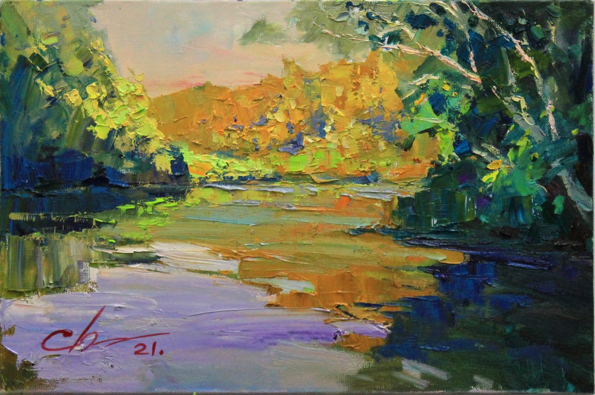 River #3 by Sergei Chernyakovsky