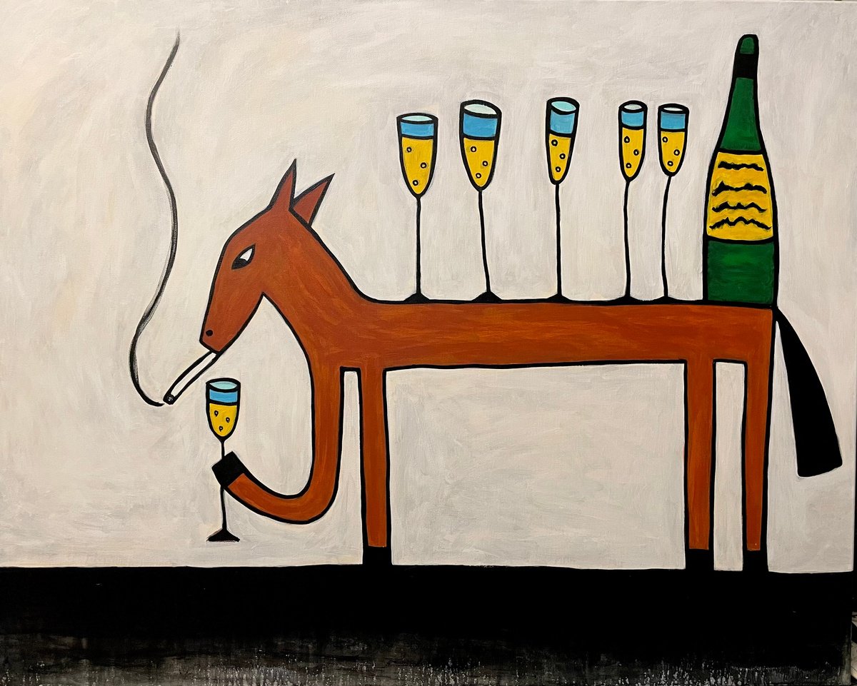 Buffet horse by Ann Zhuleva