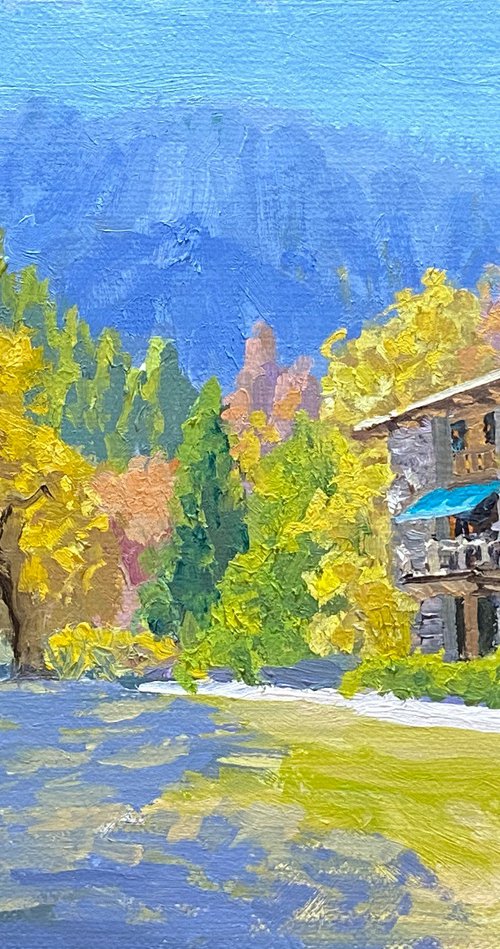 Lunch At The Ahwahnee, Yosemite by Tatyana Fogarty