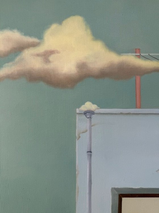 "Soaring in the clouds"