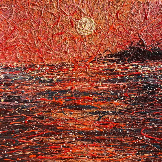 Flames of the Sky - triptych