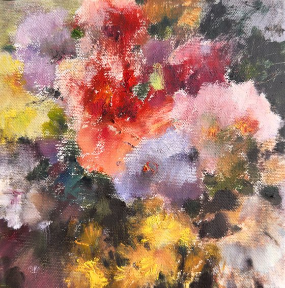 Abstract floral arrangement
