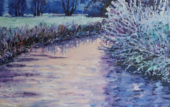 Apricot Dawn, river sunrise