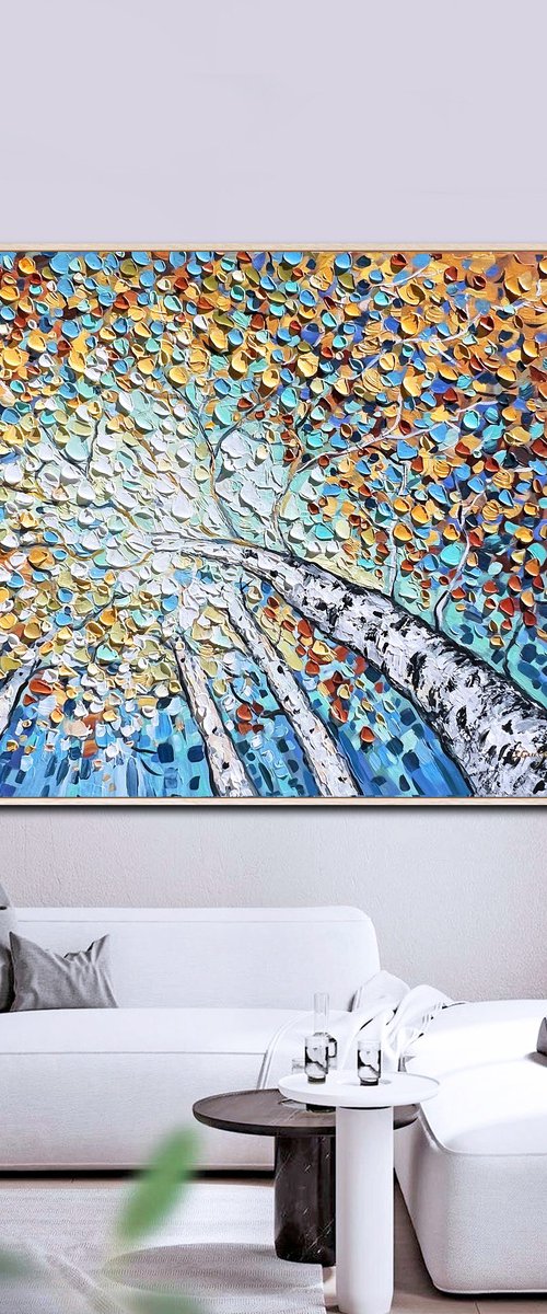 Birch Sky by Lana Guise