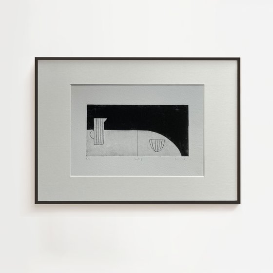 Quiet Interior No.6 drypoint print