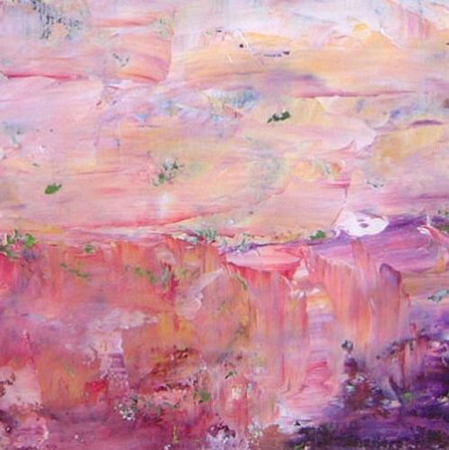 purple landscape 1 (ref#:593-OP) by Saroja van der Stegen