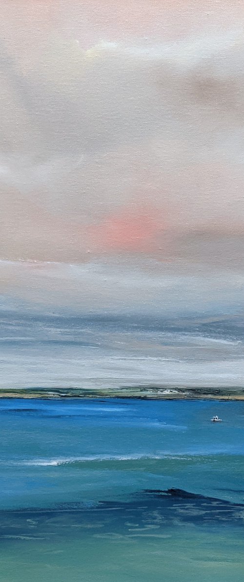 Redruth seascape, Cornwall by Jo Earl