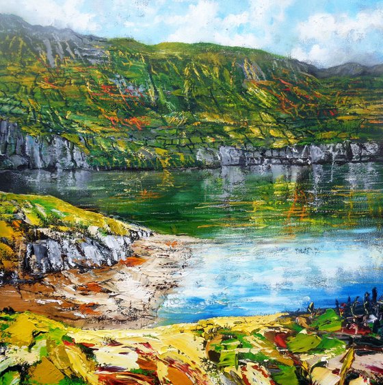 `A Hidden lake` Snowdon, reflections, welsh mountains, landscape