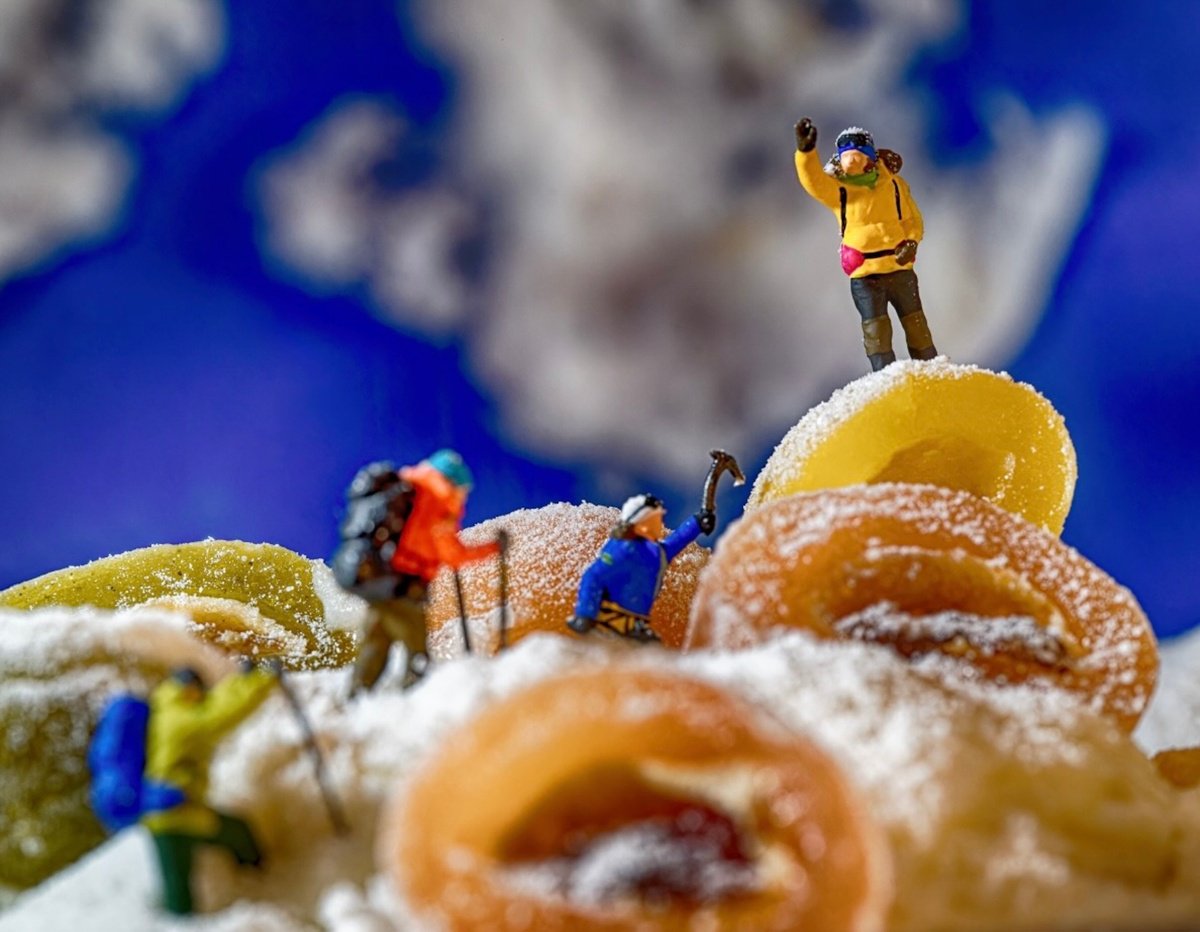 Organic Abstract Photograph By Marc Ehrenbold, 40 X 30", Mochi Mountain Summit, Original Artwork