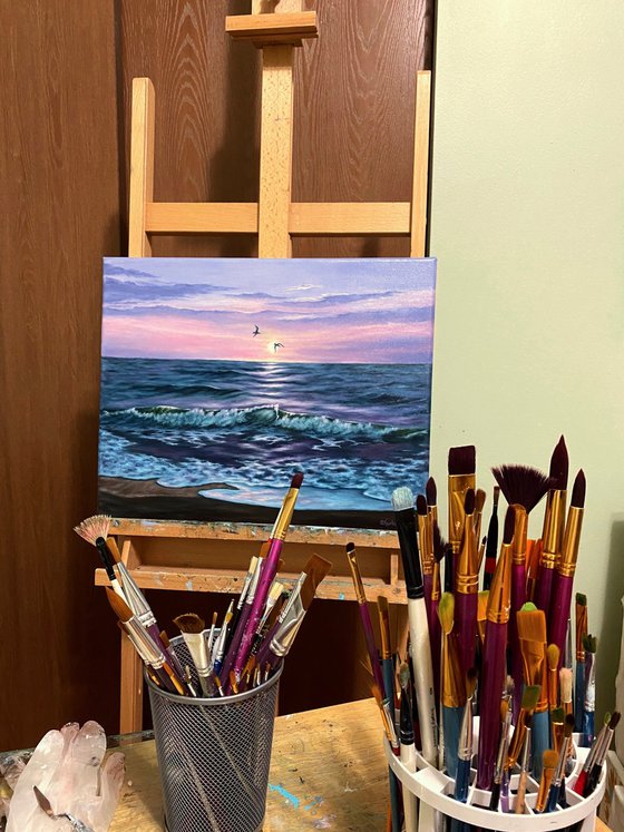 Purple sunset