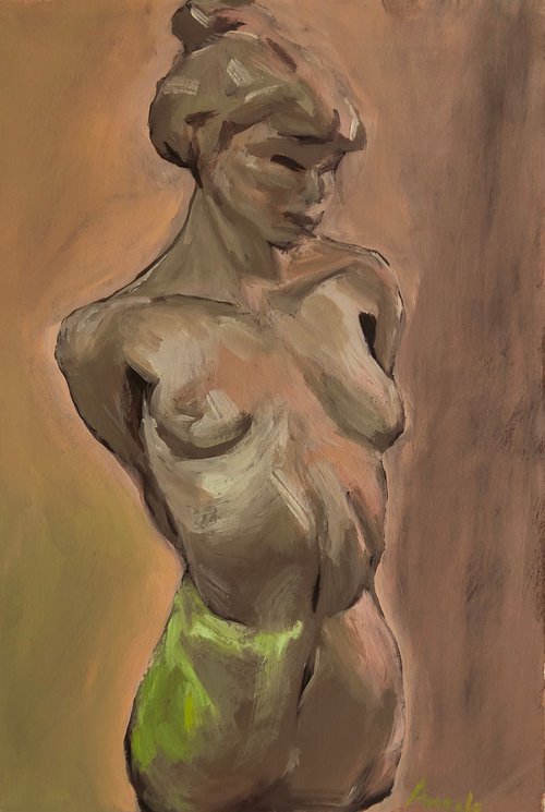 Emerald Nude by Ângelo A.C. Silva