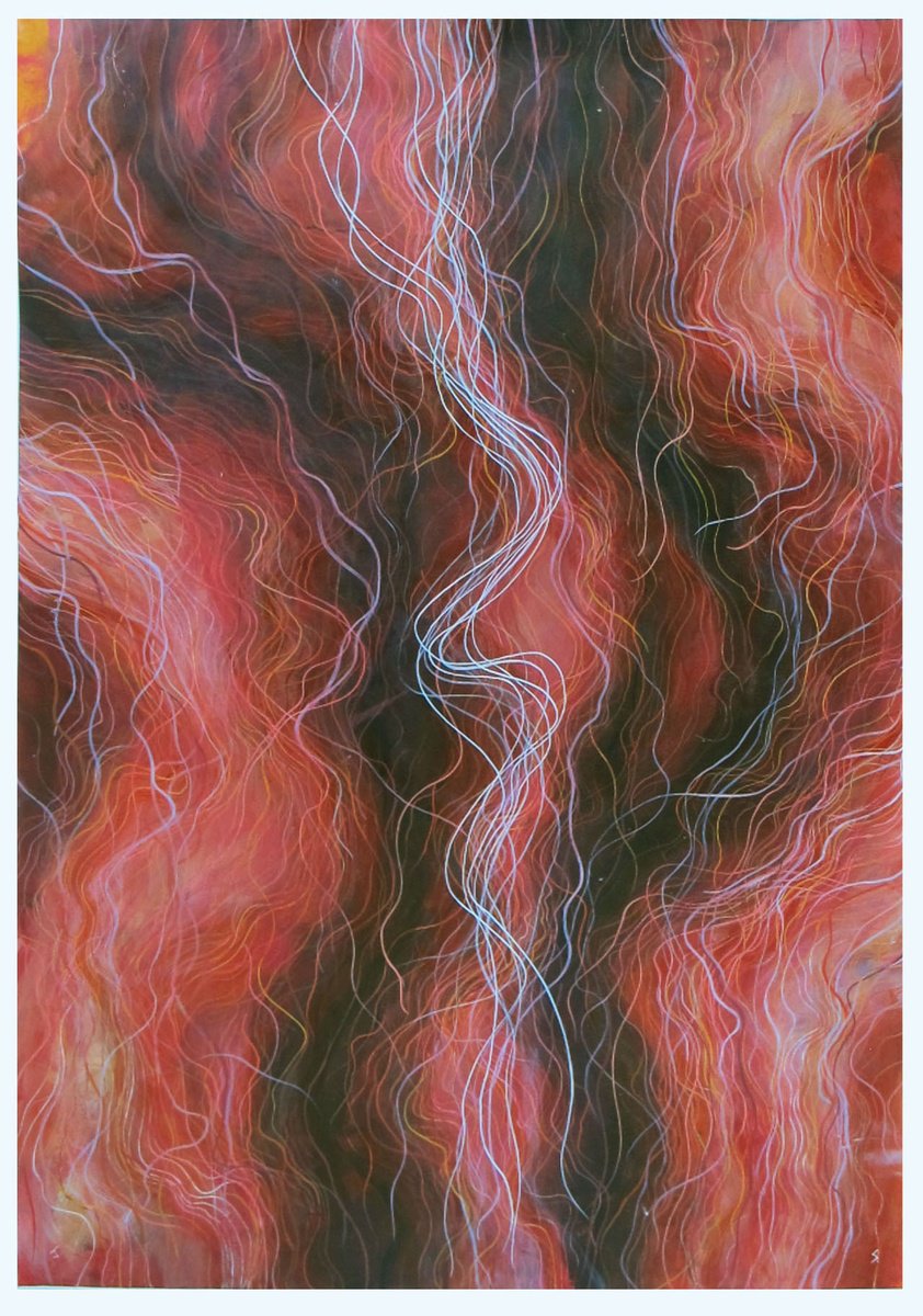 Impressionistic Landscape Painting By John Sharp, 27 X 39, Contour10, Bollin, Original Artwork