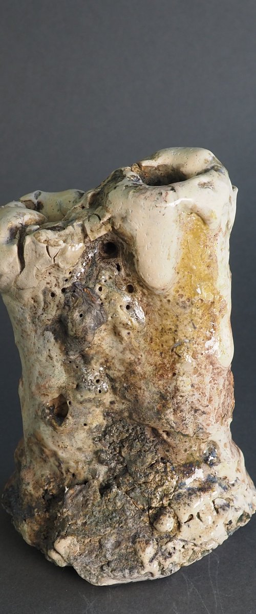 Double Stemmed Vessel by Linda Cares