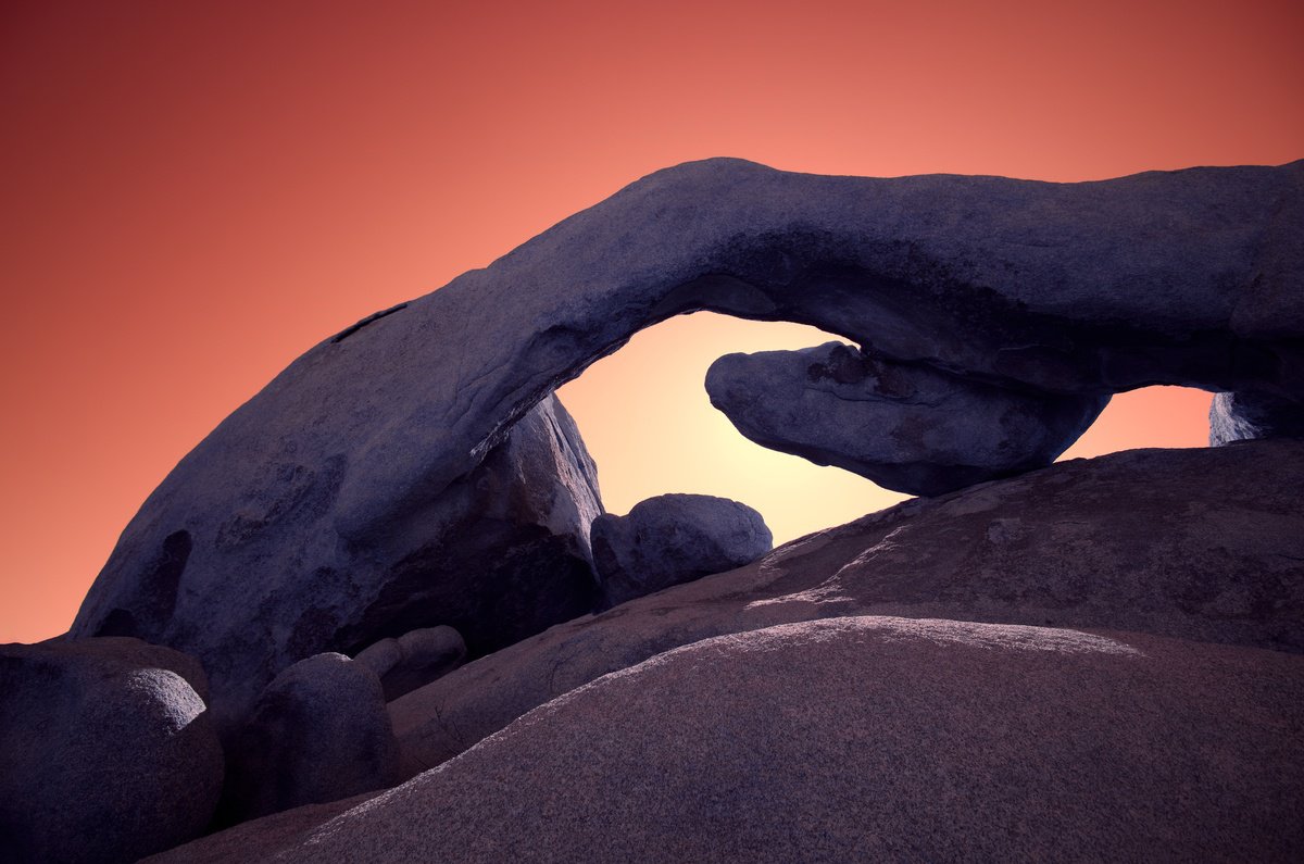 Photorealistic Photograph , Sunrise Arch Rock By Mark Hannah, 36 X 24, Artwork For Sale On Artfinder